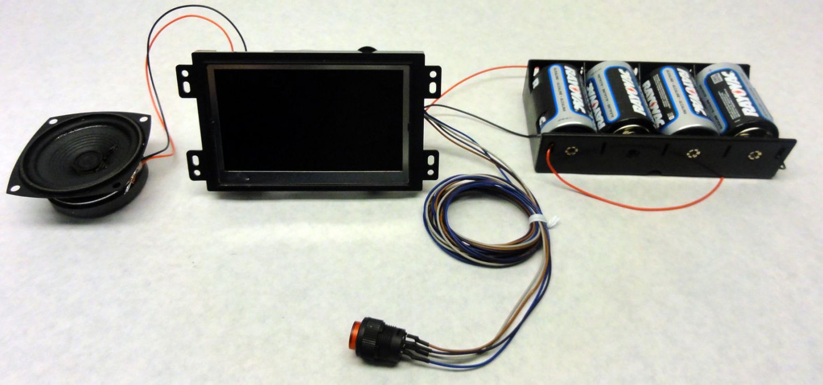 battery driven LCD media player