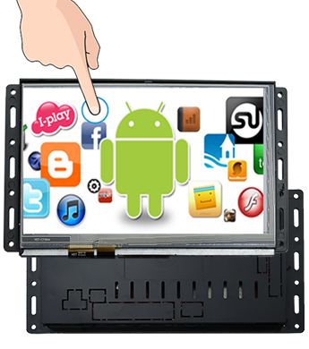 Open Frame Android Tablet| Networked Open Frame LCD