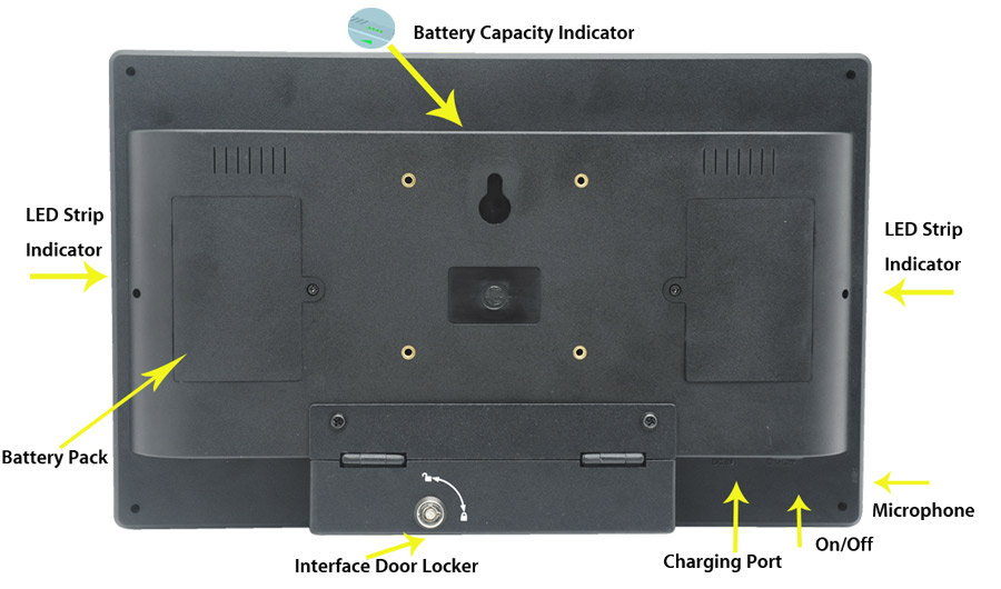  paquete de baterías a través de VESA 