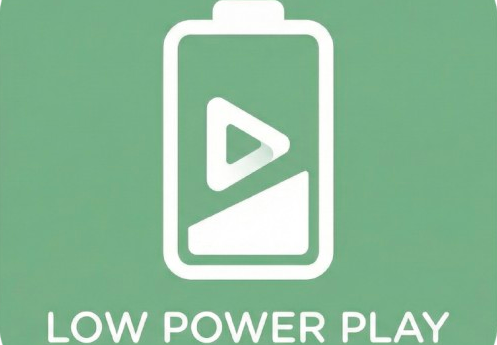 Low Power Play For Battery Driven Video Screens