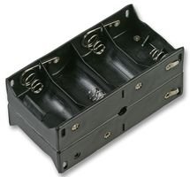Battery holder for D cells
